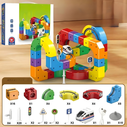 Magnetische Bouwstenen Speelgoed Racebaan Educatief Constructiespel