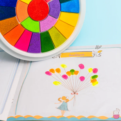 Vingerverf Kinderen Kleurboek Creatieve Verfset Speelgoed