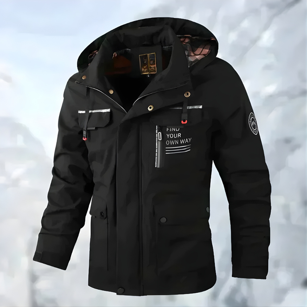 Winterjas Heren Waterdicht Jas Met Capuchon Winddicht Outdoor