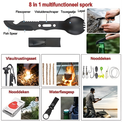 EHBO Kit Outdoor Survival Noodset Molle Rugtas Camping