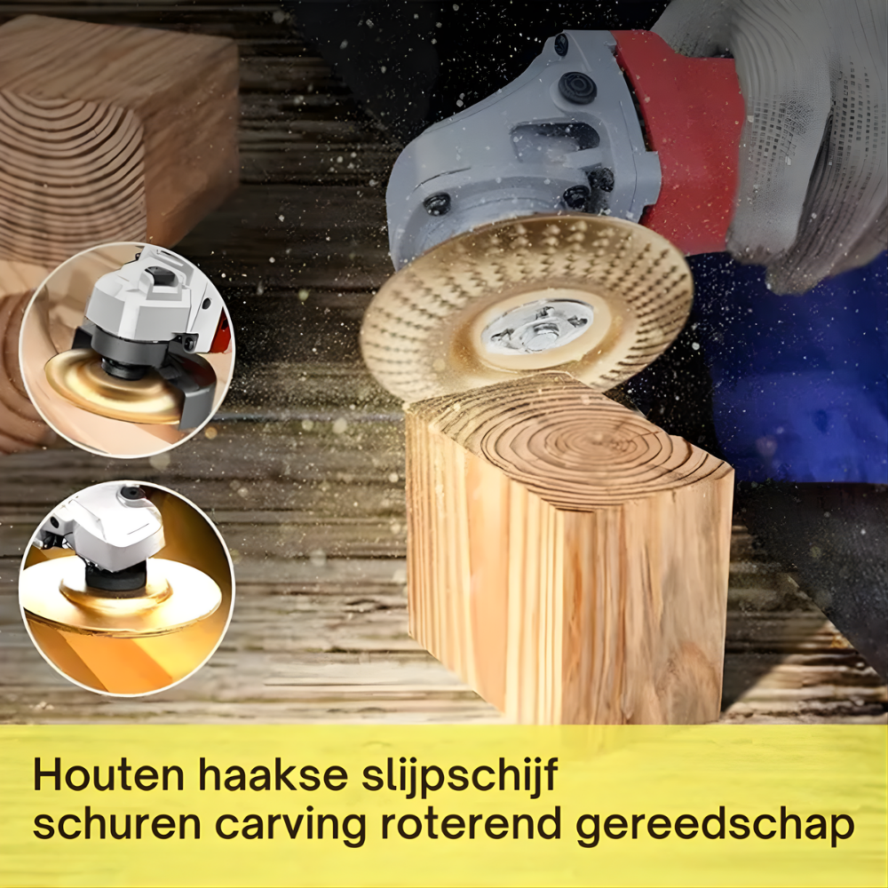 Slijpschijf Houtbewerking Tungstencarbide 3 In 1 Set