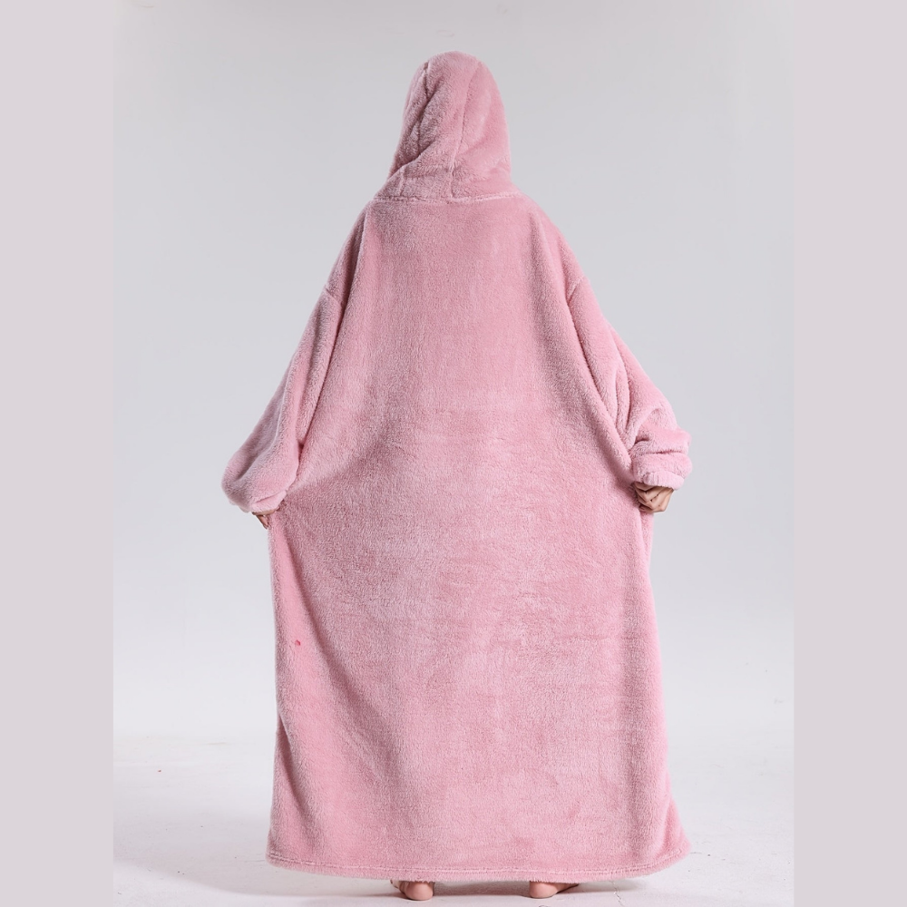 Hoodie Deken Oversized Warm Fleece Draagbare Plaid