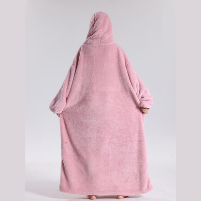 Hoodie Deken Oversized Warm Fleece Draagbare Plaid