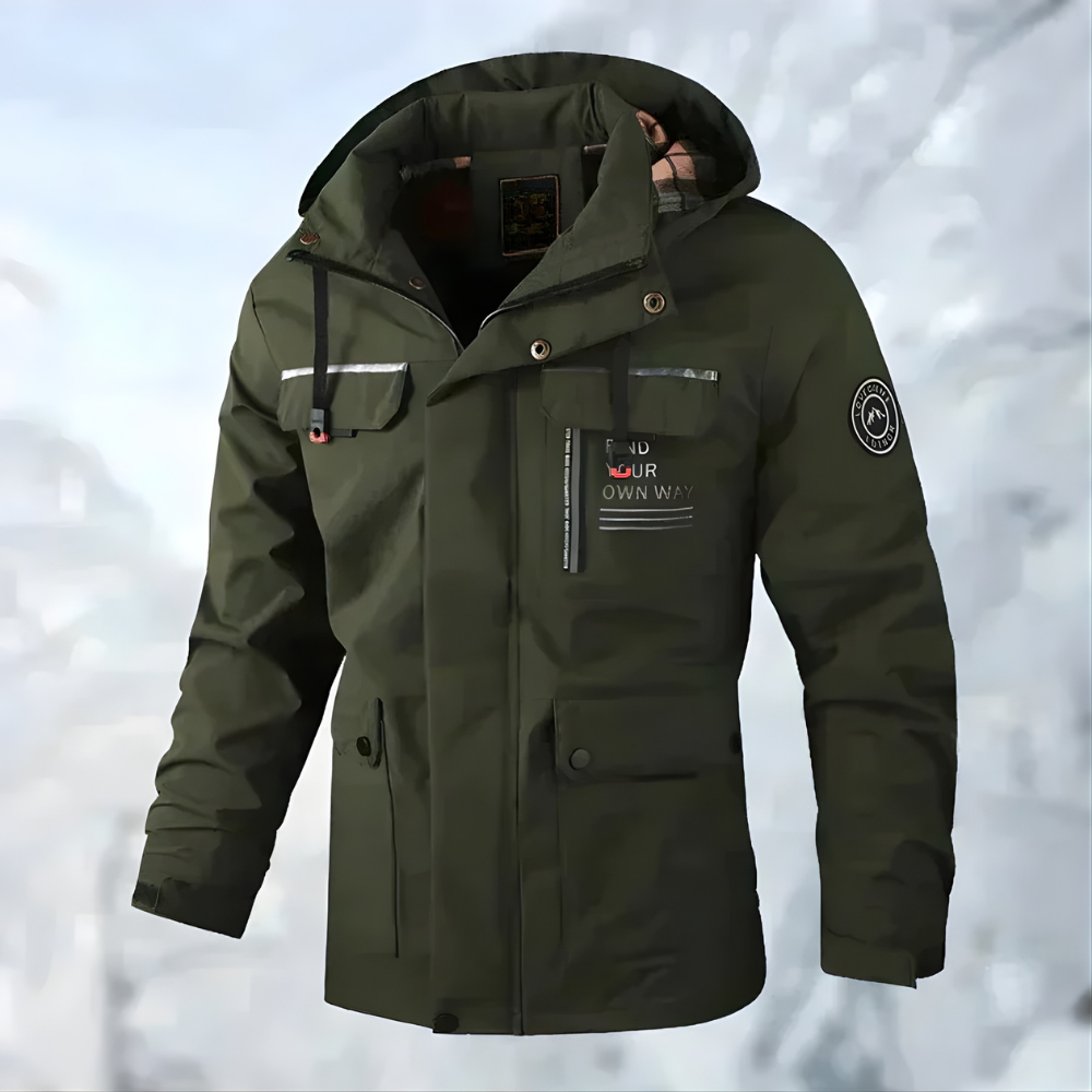 Winterjas Heren Waterdicht Jas Met Capuchon Winddicht Outdoor