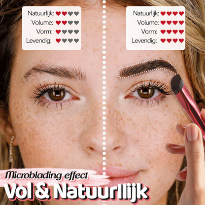 Wenkbrauwgel Wenkbrauwstempel 4D Haar Effect Waterproof