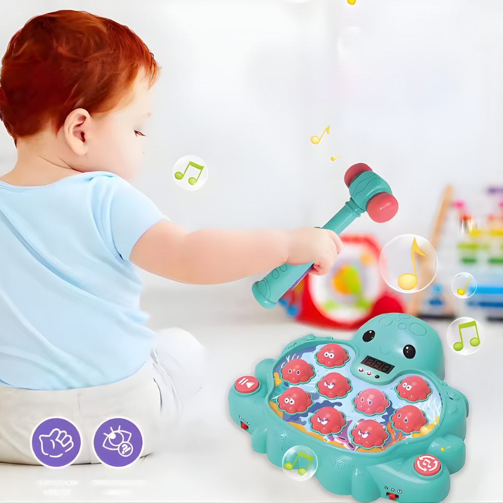 Speelgoed Octopus Spel Interactief LED Muziek Kinder Educatief