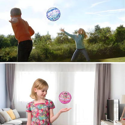 Vliegend Speelgoed LED Interactieve Lichtbal Terugkeerfunctie