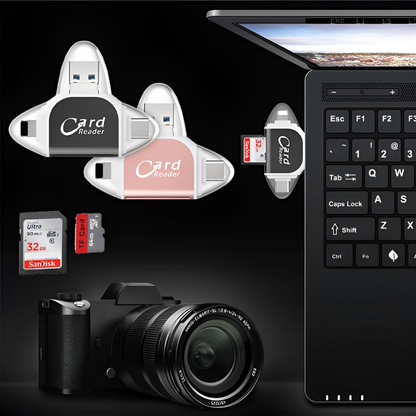 Kaartlezer USB C SD Micro SD Snelle Data Overdracht Adapter