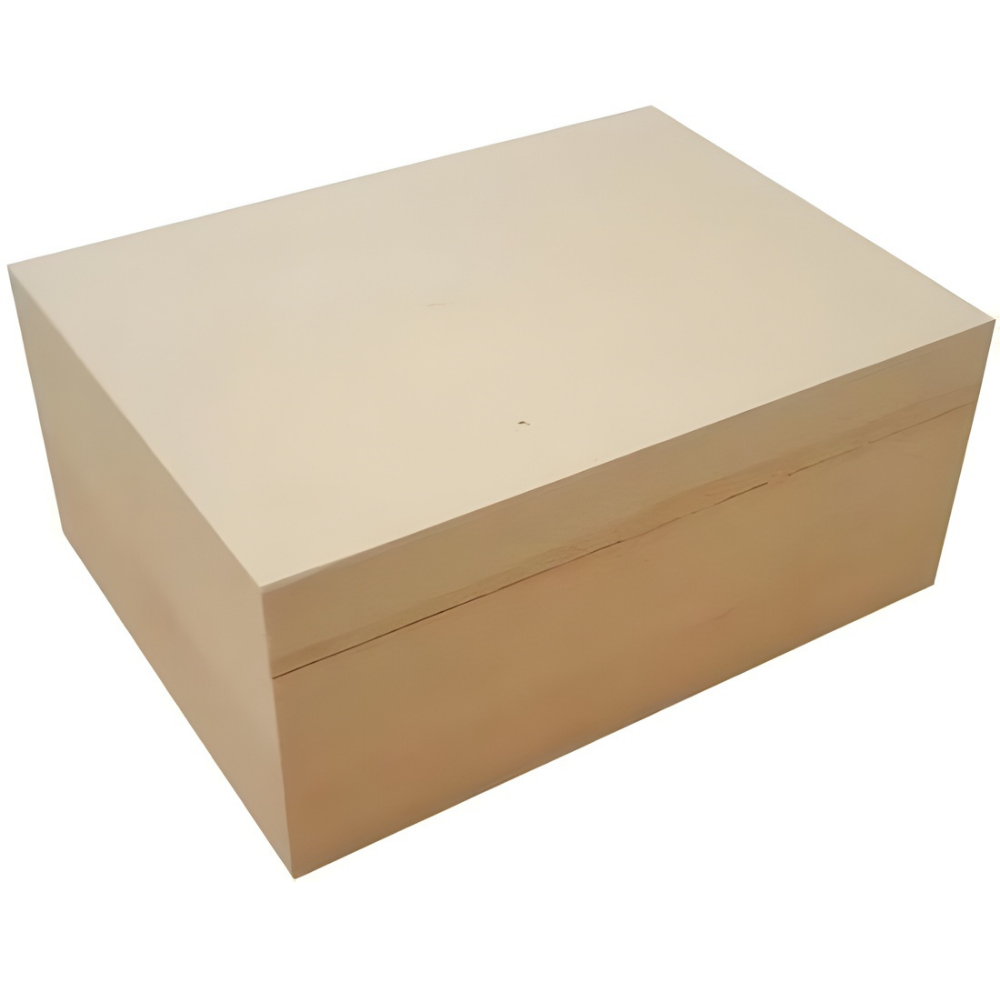 Houten Opbergdoos Decoratief Onbewerkt Hout Sluiting