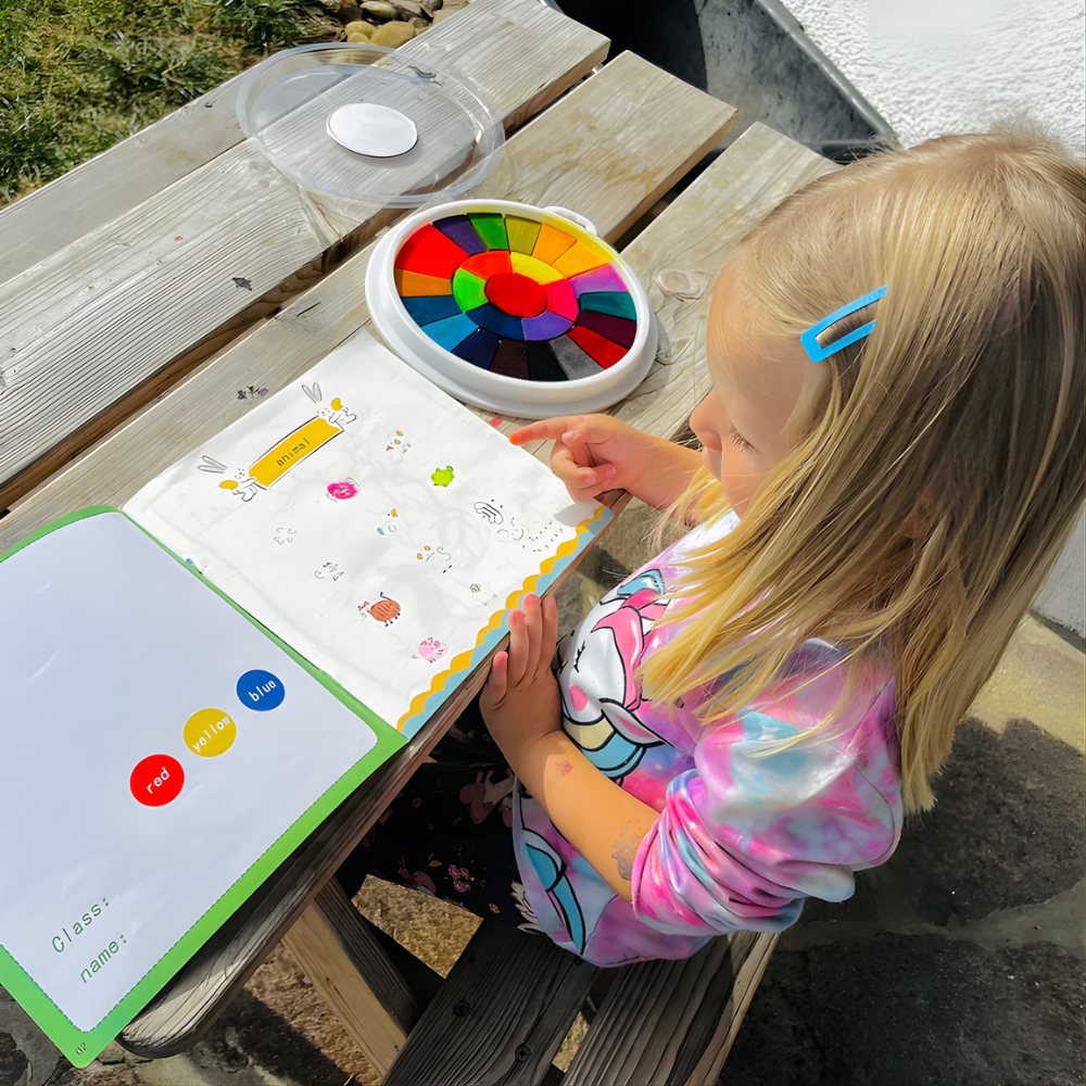 Vingerverf Kinderen Kleurboek Creatieve Verfset Speelgoed