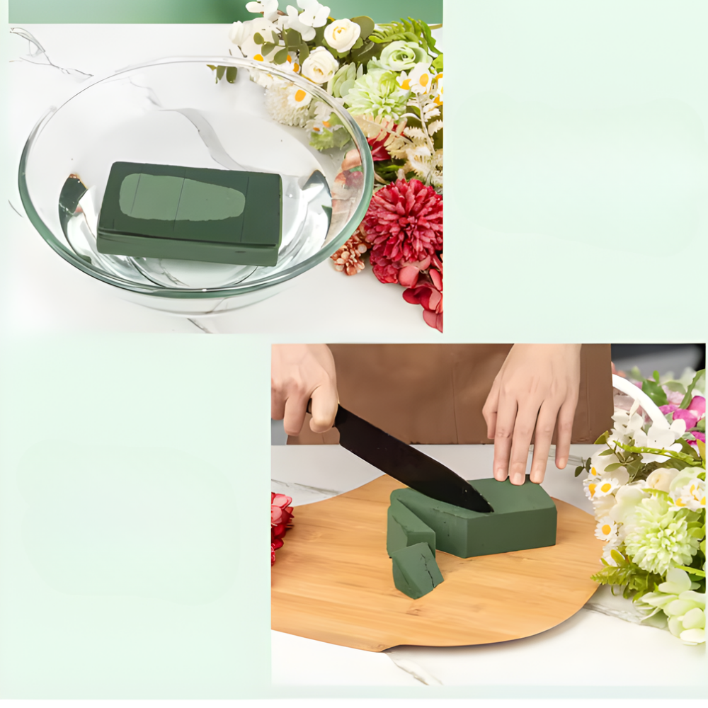 Bloemschikken Bloemschuim Blokken Groen Waterabsorberend Florist
