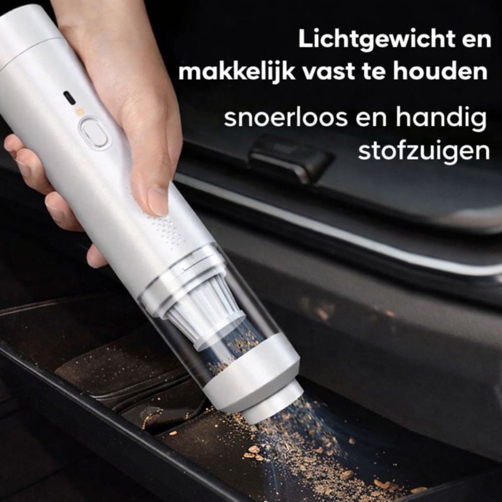 Autostofzuiger Draadloos Krachtig Compact Handmodel Auto