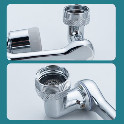 Kraan Adapter Draaibaar Spatfilter Messing Waterbesparend