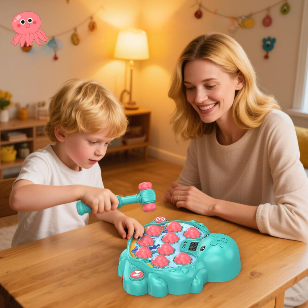 Speelgoed Octopus Spel Interactief LED Muziek Kinder Educatief