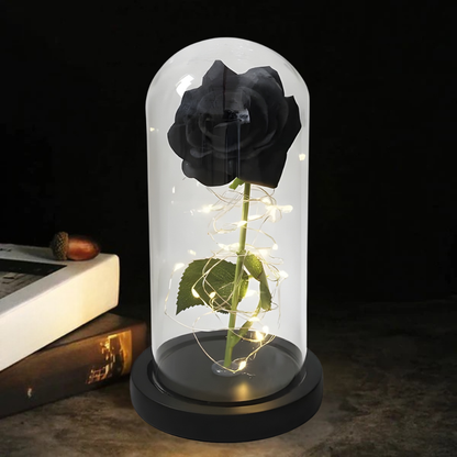 LED Lamp Roos Glas Koepel Decoratief Cadeau Verlichting