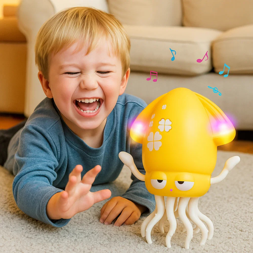 Speelgoed Octopus Dansend LED Muziek Interactief Bewegend Kinder
