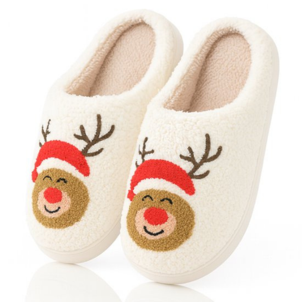 Pantoffels Dames Fleece Warm Hartdesign Valentijnsdag