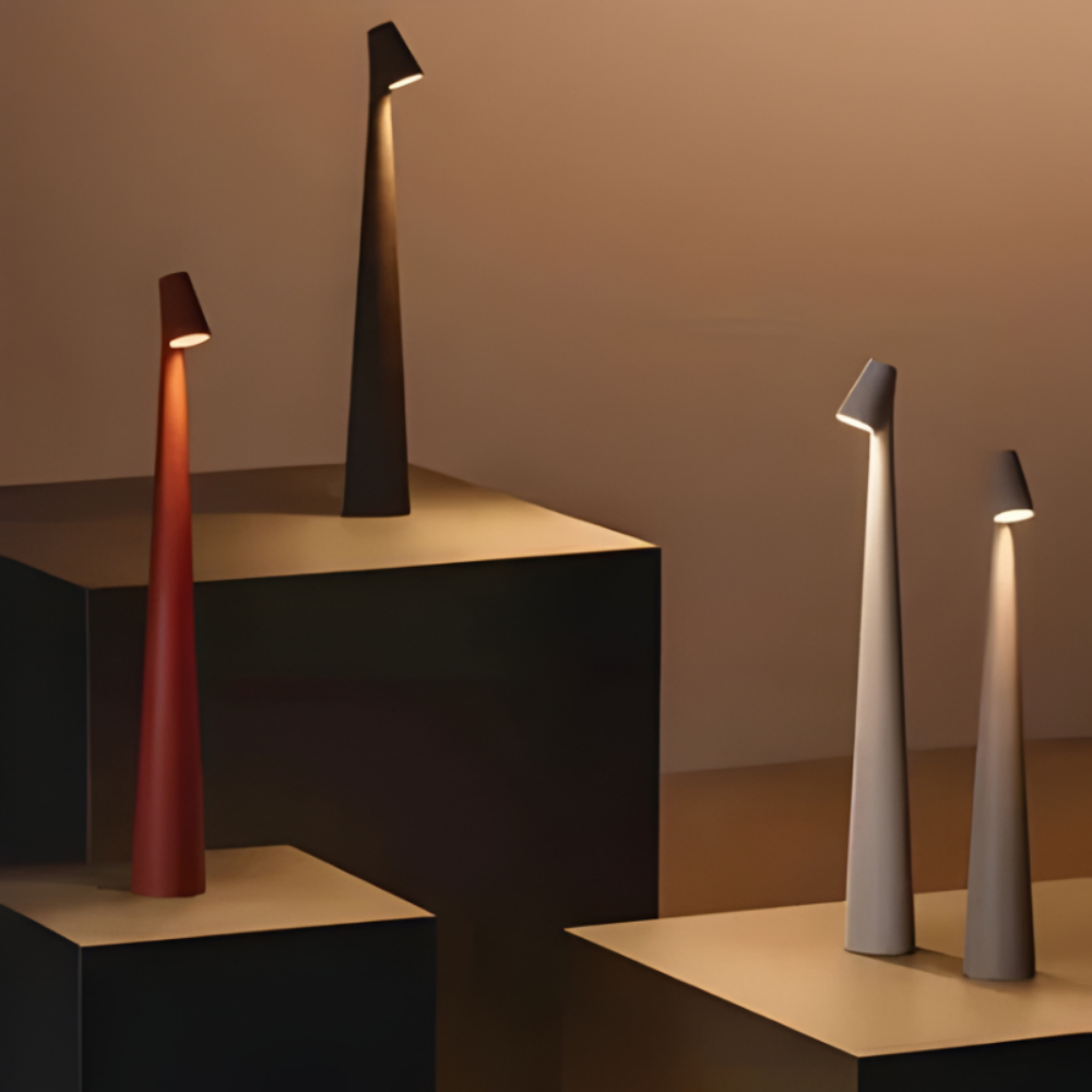 Tafellamp Draadloos LED Minimalistisch Sfeerverlichting Design