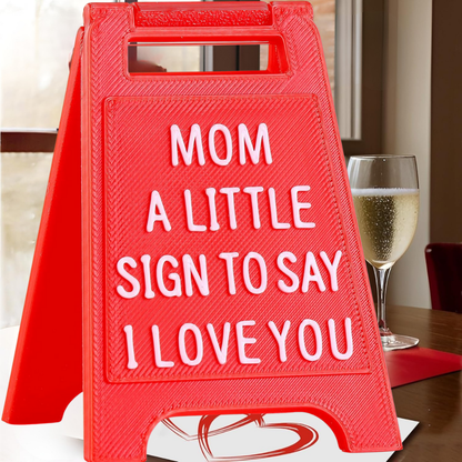 Cadeau Liefdesbordje Mini Opvouwbaar Tafel Decoratie