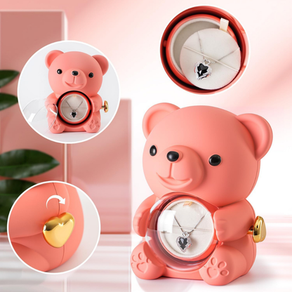 Cadeau Romantische Teddy Eeuwige Roos Sieraad
