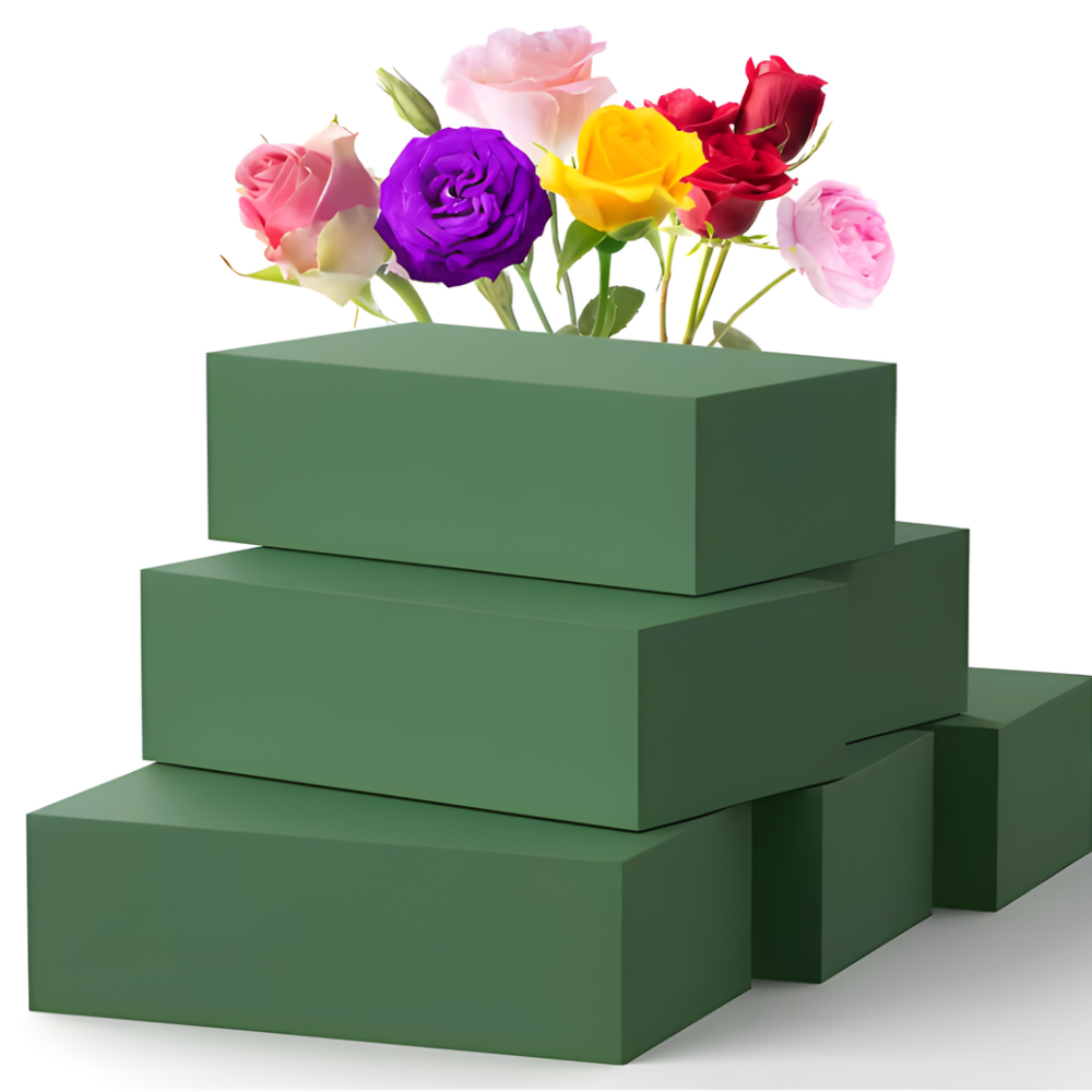 Bloemschikken Bloemschuim Blokken Groen Waterabsorberend Florist