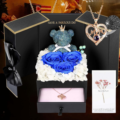 Cadeaubox Eeuwige Rozen Sieraden Geschenk Decoratief