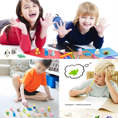 Dieren Gummen Mini Puzzel Educatief Speelgoed Kinderen