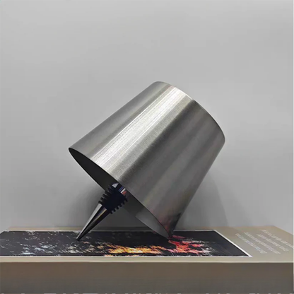Tafellamp Fleslamp Draadloos Metaal Dimbaar LED Licht