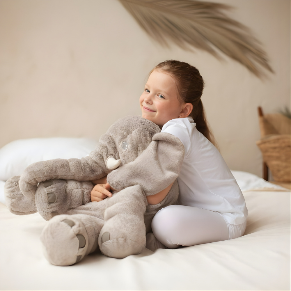 Knuffel Baby Zachte Olifant Pluche Knuffelkussen Slaapmaatje