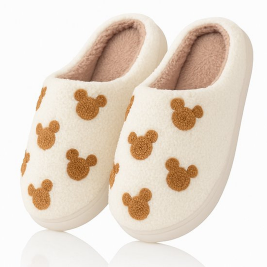 Pantoffels Dames Fleece Warm Hartdesign Valentijnsdag