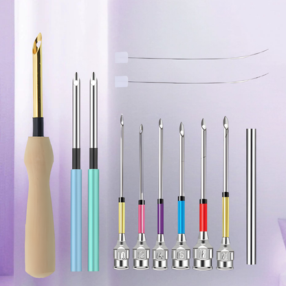 Punch Needle Borduur Set Verstelbare Borduurnaald Gereedschap