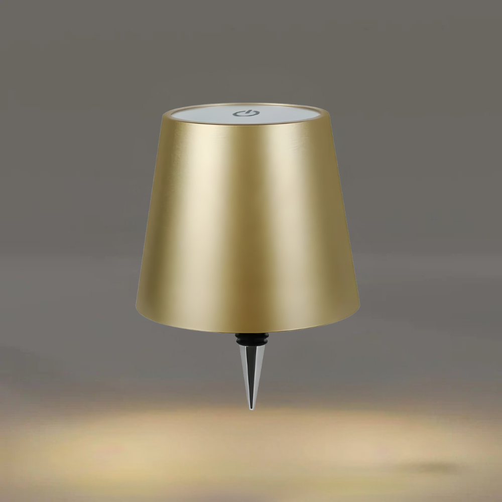 Tafellamp Fleslamp Draadloos Metaal Dimbaar LED Licht