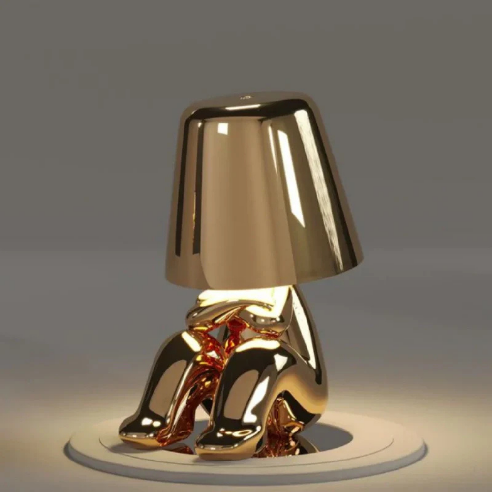Tafellamp Sculptuur Goud Touch Dimbaar Draadloos Design