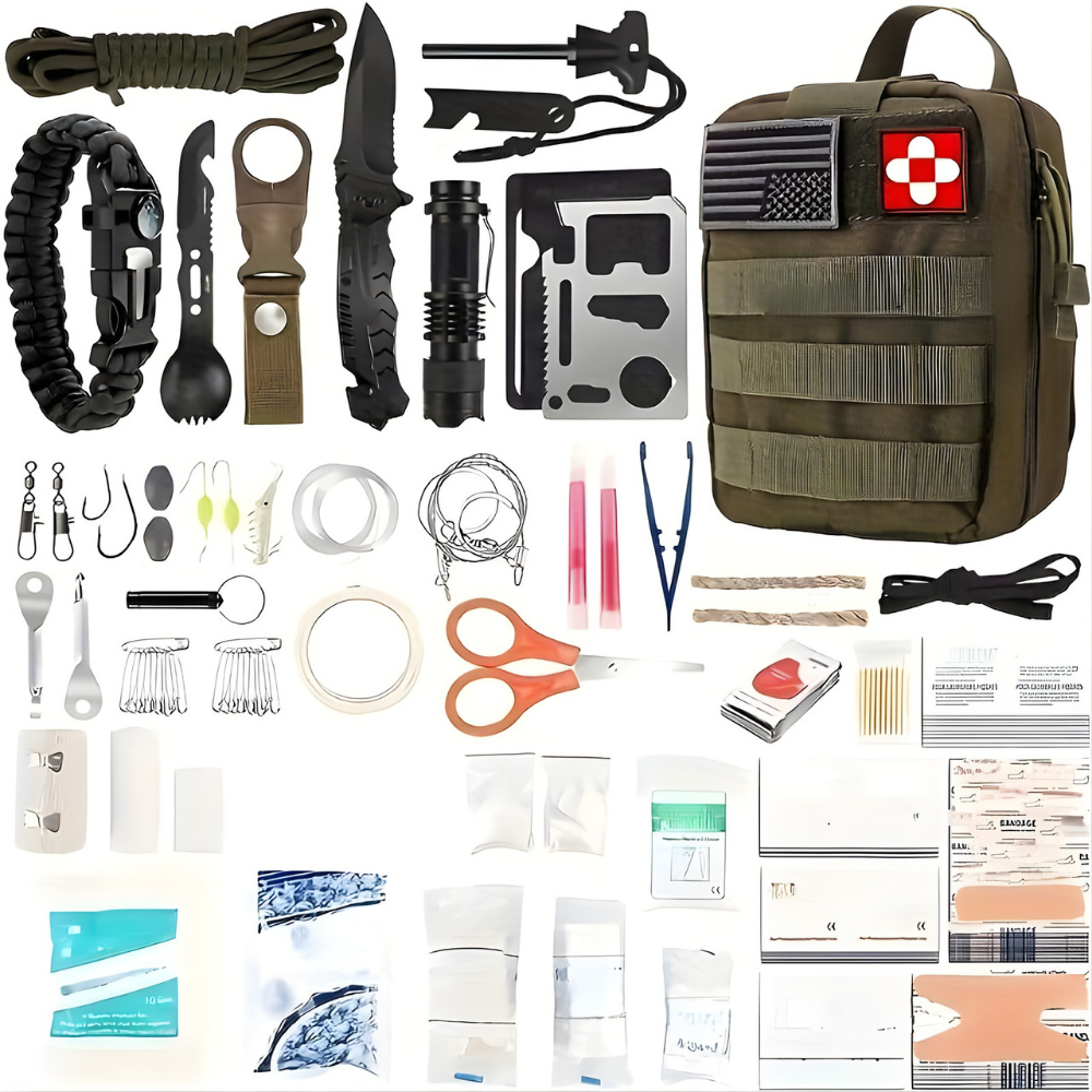 EHBO Kit Survival Noodset Outdoor Molle Tas Camping
