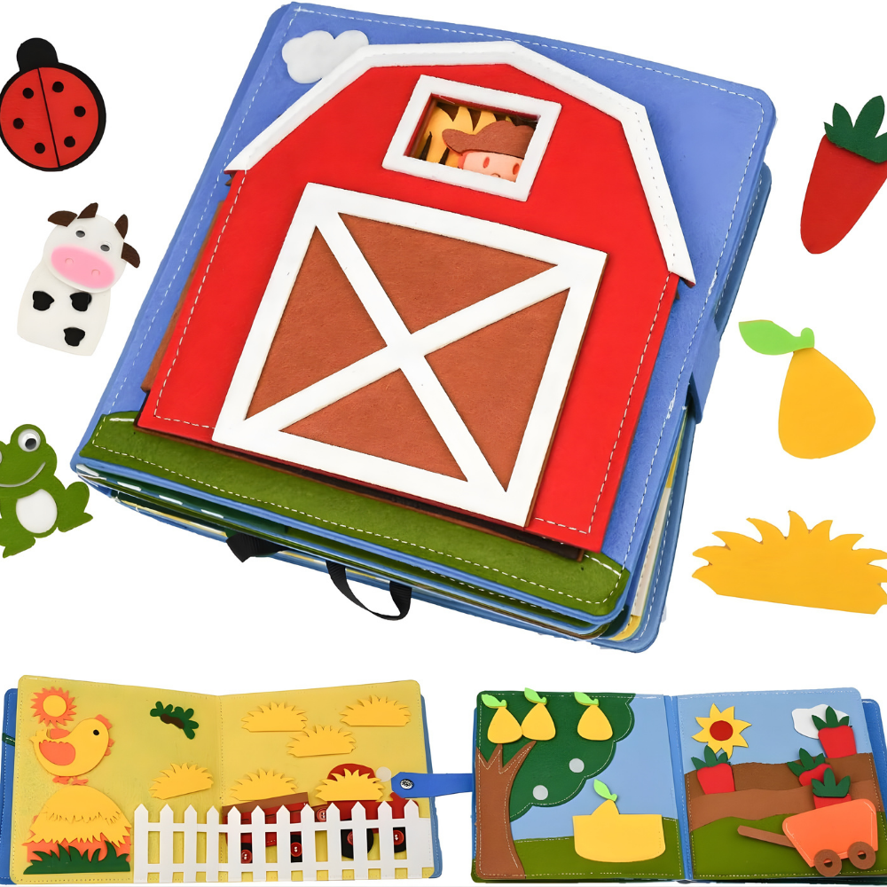 Viltboek Kinderen Interactief Boerderij Leerboek Peuters