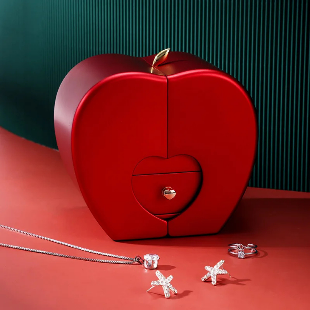 Sieradendoos Roos Hartvormig Cadeaubox Decoratief