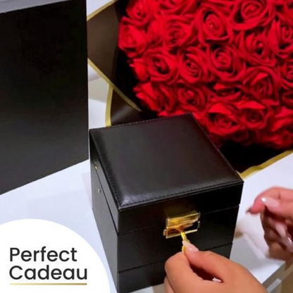 Sieradendoos Valentijnsdag Geschenkdoos Eeuwige Roos Ketting