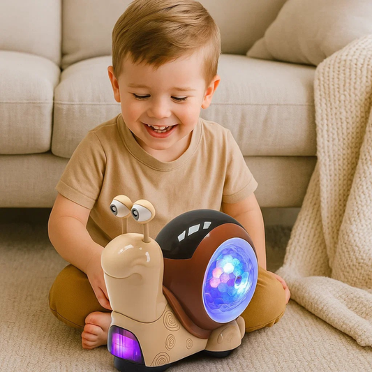 Speelgoed Baby Interactief Kruip Speeltje Muziek Licht Slak