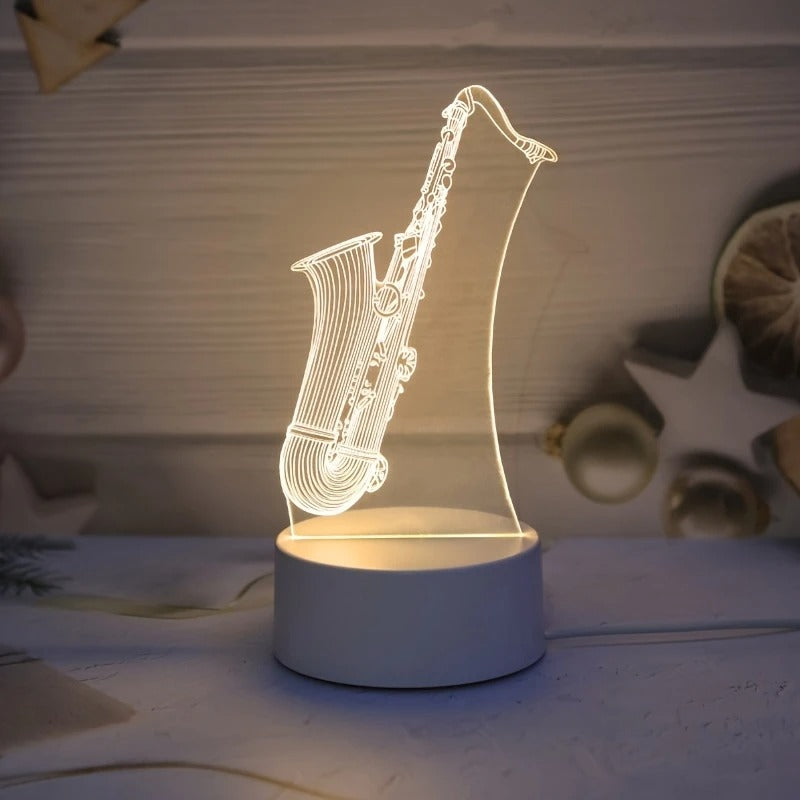 3D Nachtlamp – Creatieve LED Verlichting voor Slaapkamer & Feestdecoratie