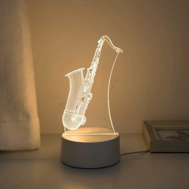 3D Nachtlamp – Creatieve LED Verlichting voor Slaapkamer & Feestdecoratie