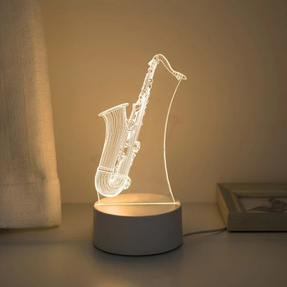 3D Nachtlamp – Creatieve LED Verlichting voor Slaapkamer & Feestdecoratie