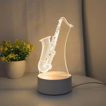 3D Nachtlamp – Creatieve LED Verlichting voor Slaapkamer & Feestdecoratie