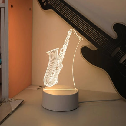 3D Nachtlamp – Creatieve LED Verlichting voor Slaapkamer & Feestdecoratie
