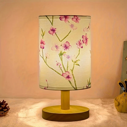 Moderne USB-Houten Lamp Geïnspireerd door Oost-Aziatische Esthetiek