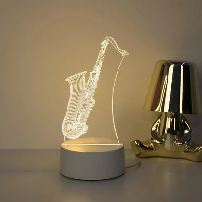 3D Nachtlamp – Creatieve LED Verlichting voor Slaapkamer & Feestdecoratie