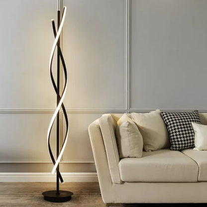 Moderne Spiraalvormige LED Vloerlamp