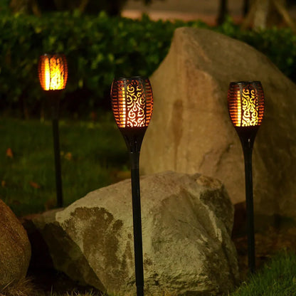 Magische Zonne-energie Luxe Tuinfakkel