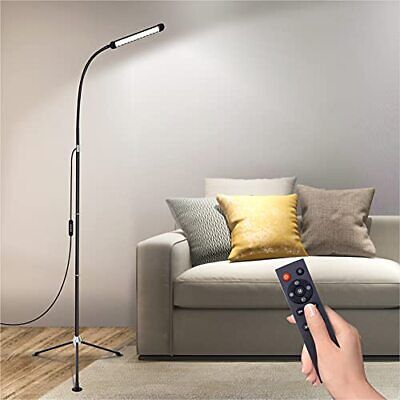 Led Vloerlamp Instelbare Kleurtemperatuur & 10 Niveaus Dimbare Helderheid