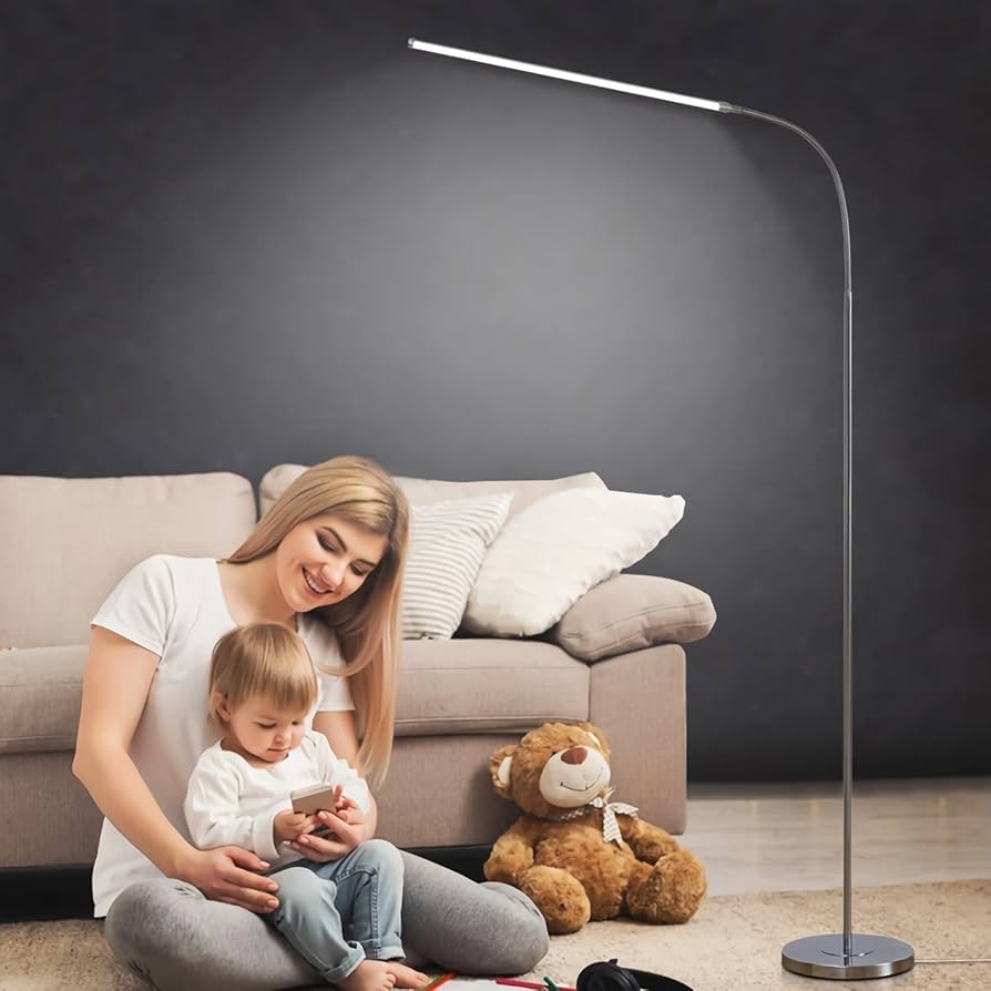 Led Vloerlamp Instelbare Kleurtemperatuur & 10 Niveaus Dimbare Helderheid