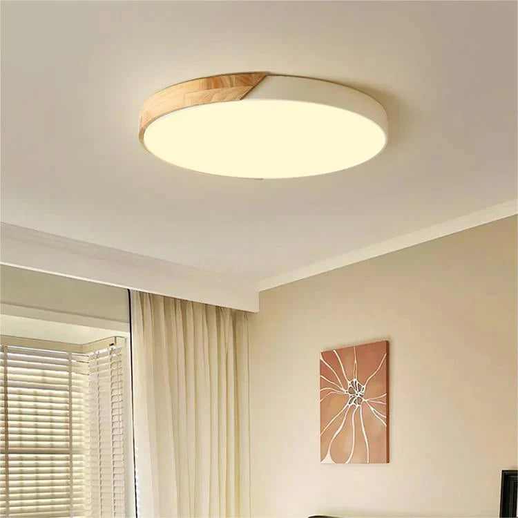 Ronde LED Plafondlamp met Kleuraccent